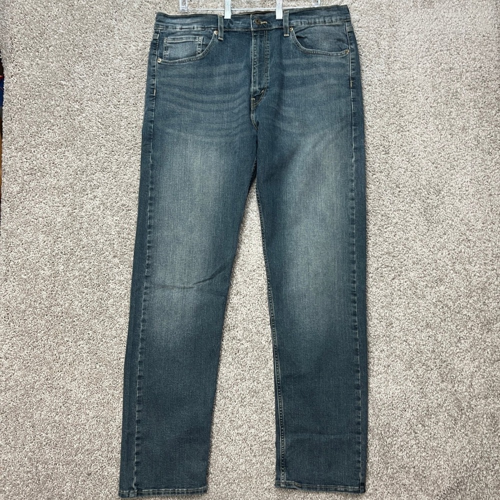 Levi Strauss Signature Gold Jeans Mens 38x34 Medium Wash 5 Pocket Stretch Denim
